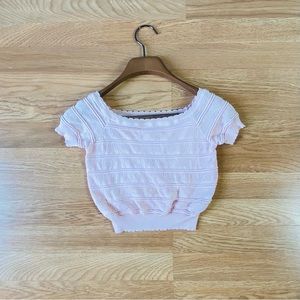 Baby Pink Crop Top - Small